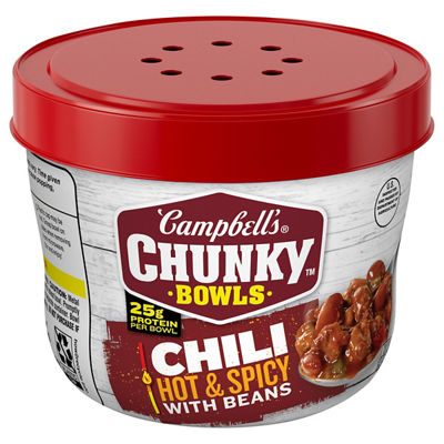 Campbell's Chunky Bowls, 12 oz, $2.99