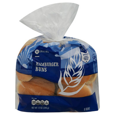 SE Grocers Hamburger or Hot Dogs Buns, 8 ct, $1.50