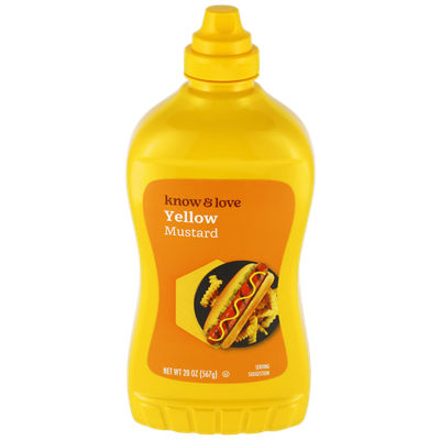 Know & Love Squeeze Mustard or SE Grocers Ketchup, 20-32 oz, $1.99