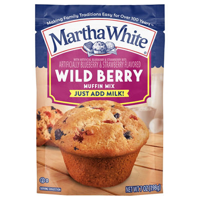 Martha White Muffin Mix, 7-8.2 oz, $1