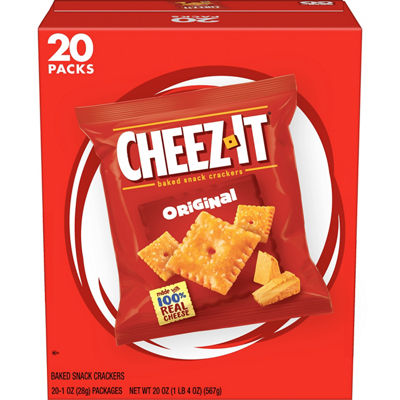 Cheez-It Crackers, 8-12.4 oz, $3