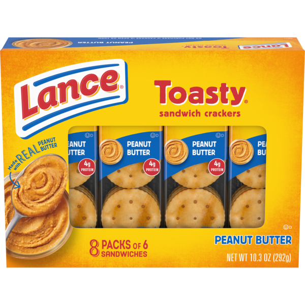 Lance Sandwich Crackers, 10 ct., $3.50