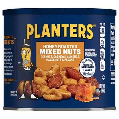 Planters Deluxe Mixed Nuts or Whole Cashews, 8.5-8.7 oz, $6.99