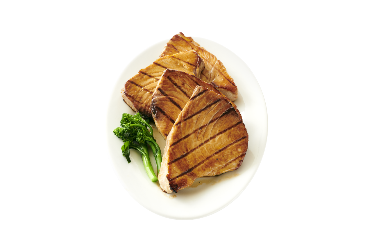 Fresh Salmon Fillets Certified Sustainable or Wild Caught Ahi Tuna Steaks, $11.99 per lb