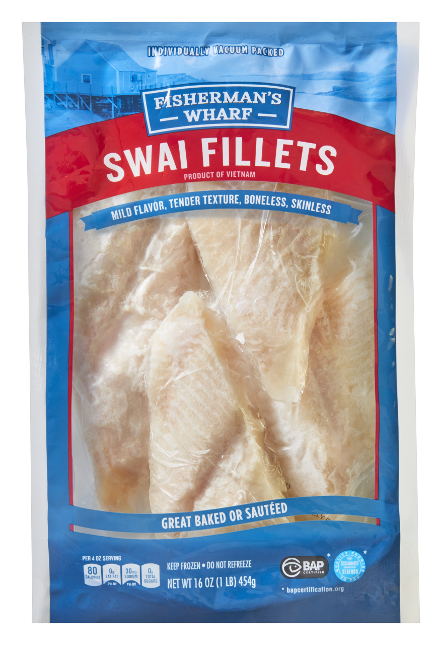 Fisherman's Wharf Swai Fillets, 16 oz, $4.99