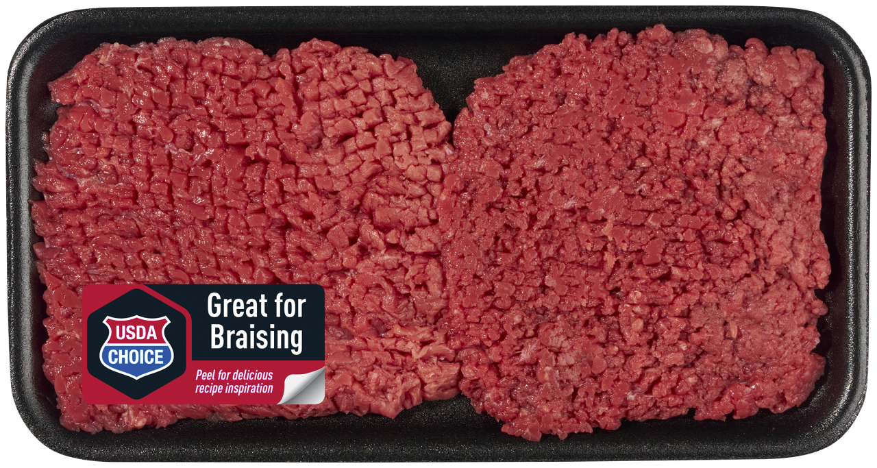 Beef Boneless Cube Steak, $8.99 per lb
