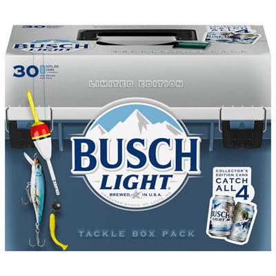 Busch or Busch Light, 18 pk. 12 oz, $12.99, limit 2