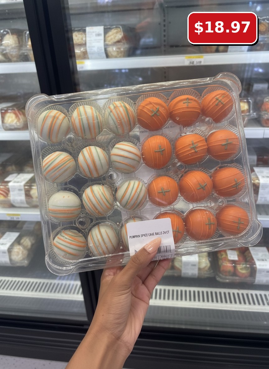 PUMPKIN SPICE CAKE BALLS 24 CT