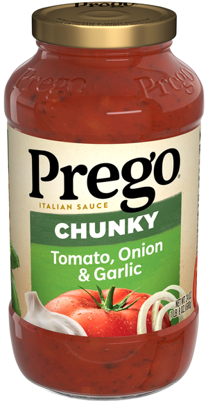 Prego Chunky Tomato Onion & Garlic Italian Pasta Sauce