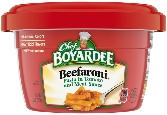 Chef Boyardee Beefaroni Microwavable Bowl