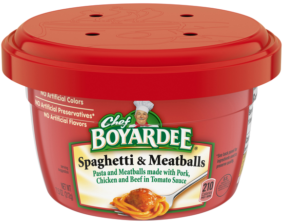 Chef Boyardee Spaghetti & Meatballs Microwavable Bowl