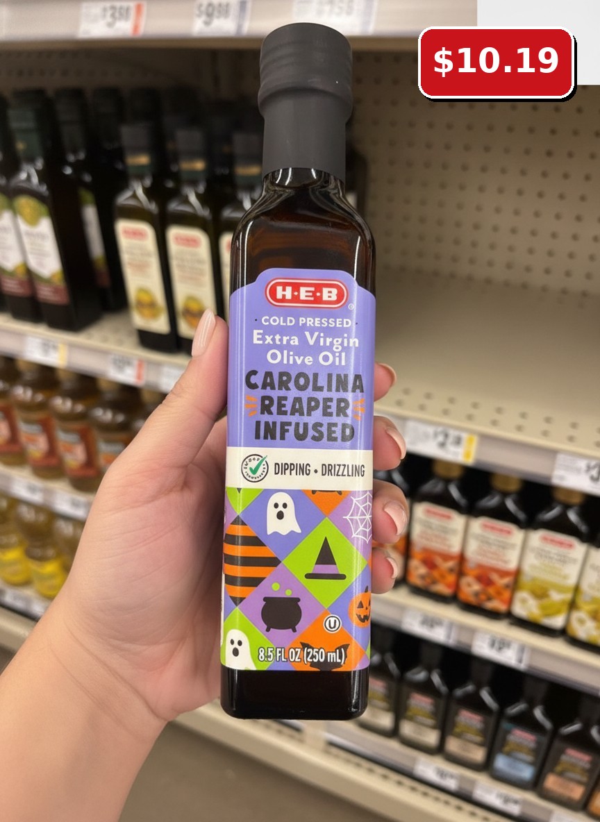 H-E-B Cold Pressed Extra Virgin Olive Oil Carolina Reaper Infused