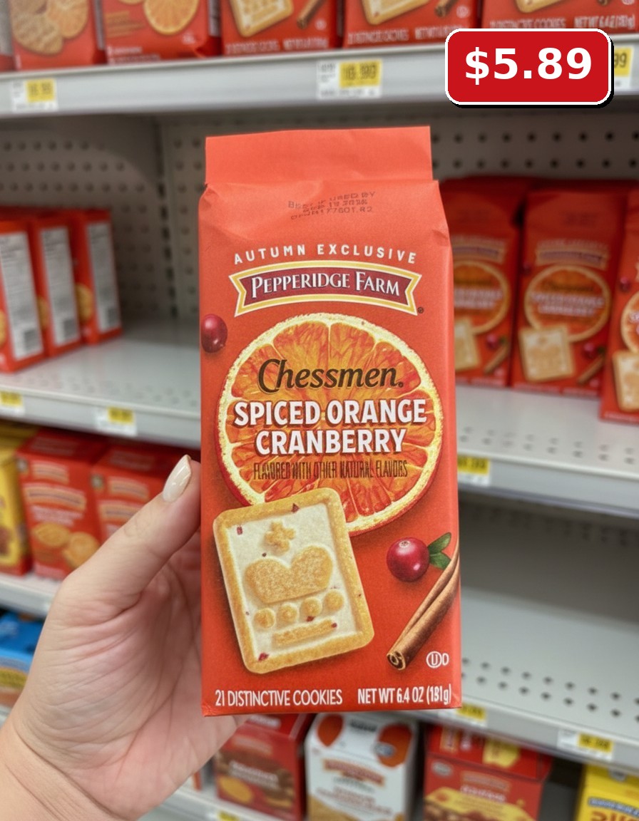 PEPPERIDGE FARM Chessmen SPICED ORANGE CRANBERRY