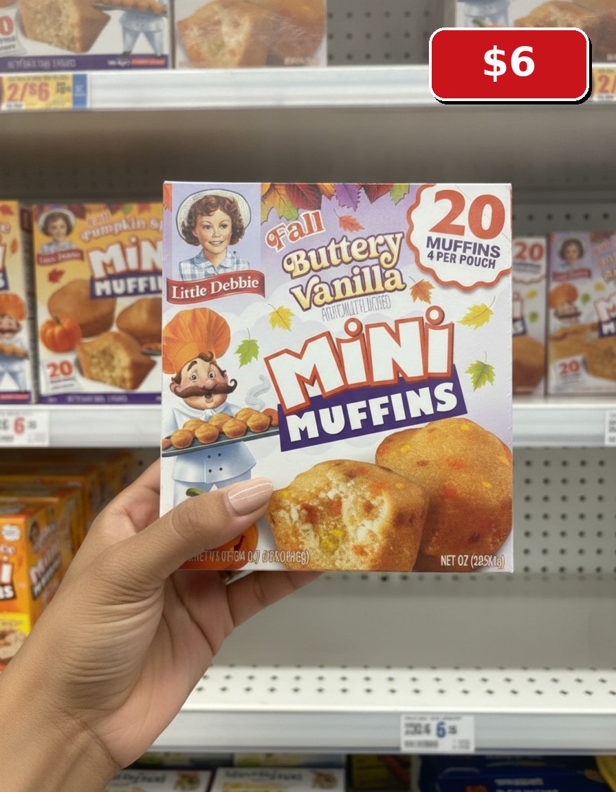 Little Debbie Fall Buttery Vanilla Mini Muffins