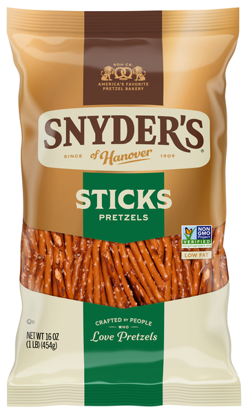 Snyder's of Hanover Low Fat Pretzel Sticks Family Size