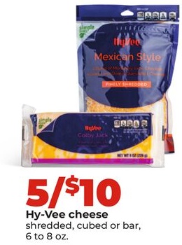 Hy-Vee cheese