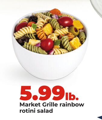 Market Grille rainbow rotini salad