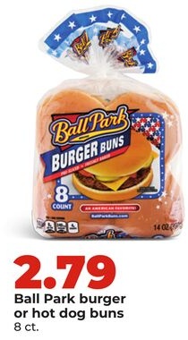 Ball Park burger or hot dog buns