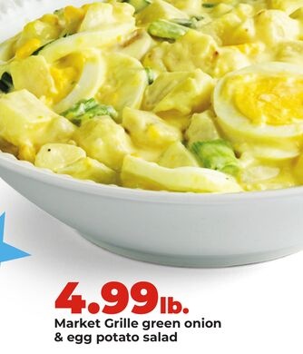 Market Grille green onion & egg potato salad