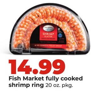 Fish Market fully cooked shrimp ring