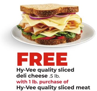 Hy-Vee quality sliced deli cheese