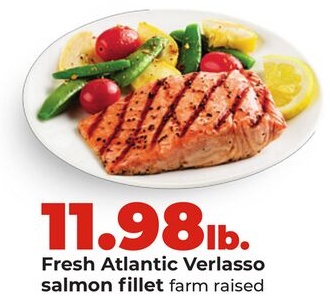 Fresh Atlantic Verlasso salmon fillet