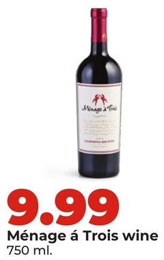 Ménage à Trois wine