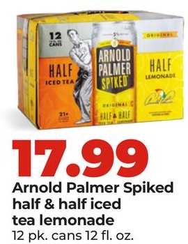 Arnold Palmer Spiked half & half iced tea lemonade