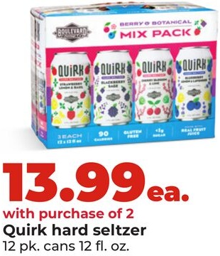 Quirk hard seltzer