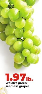 Welch's green seedless grapes