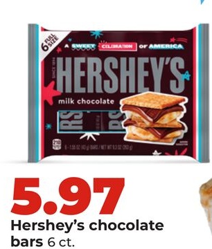 Hershey's chocolate bars
