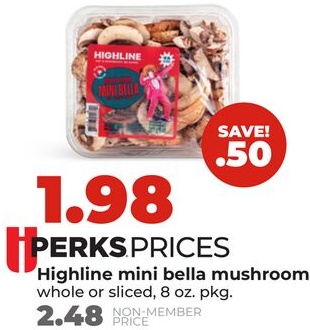 Highline mini bella mushrooms