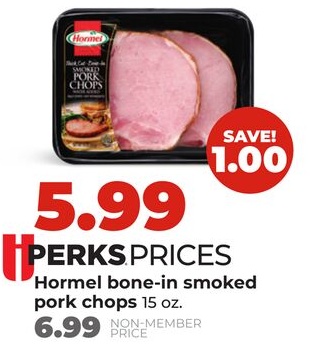Hormel bone-in smoked pork chops