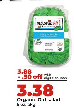 Organic Girl salad