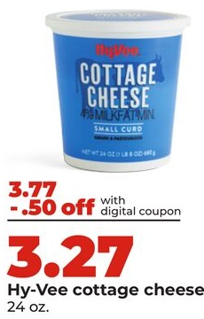 Hy-Vee cottage cheese