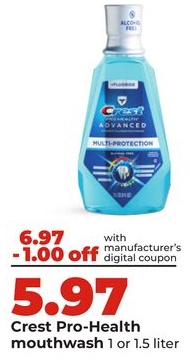 Crest Pro-Health mouthwash