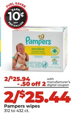 Pampers wipes