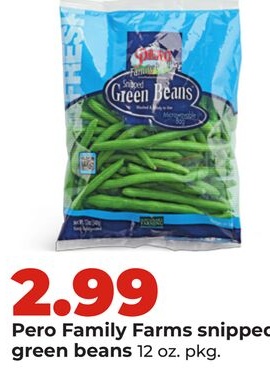 Pero Family Farms snipped green beans