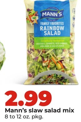 Mann's slaw salad mix
