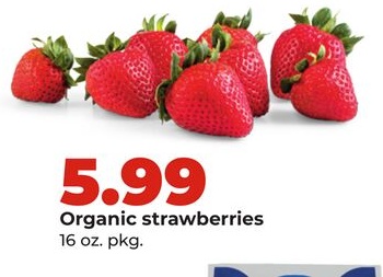 Organic strawberries