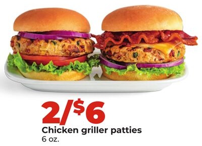 Chicken griller patties