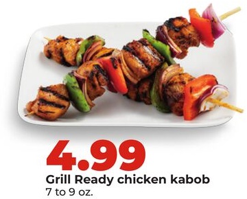 Grill Ready chicken kabob