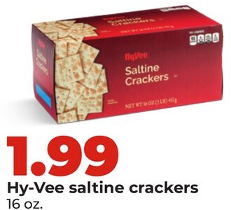 Hy-Vee saltine crackers