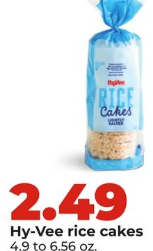 Hy-Vee rice cakes
