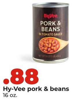 Hy-Vee pork & beans