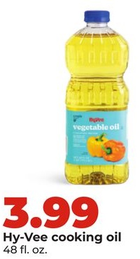 Hy-Vee cooking oil