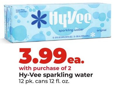 Hy-Vee sparkling water