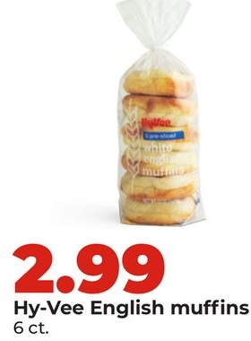 Hy-Vee English muffins