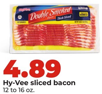 Hy-Vee sliced bacon