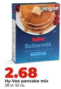 Hy-Vee pancake mix